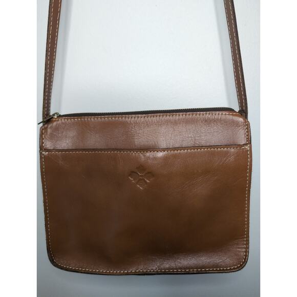 Patricia Nash Handbags - Patricia Nash Heritage Collection Brown leather crossbody/shoulder handbag purse